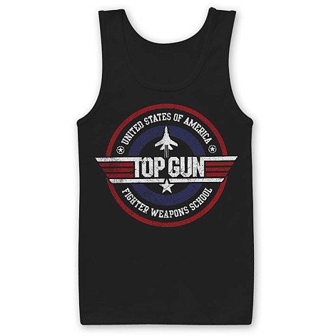 Top Gun podkoszulek, Fighter Weapons School Black, męskie