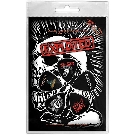 The Exploited set trsátek 5 szt 1mm, Skull