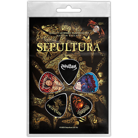 Sepultura set trsátek 5 szt 1 mm, Discography