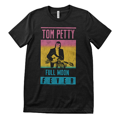 Tom Petty koszulka, Full Moon Fever Album Cover Black, męskie