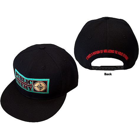 Public Enemy czapka z daszkiem, It Takes A Nation Snapback BP Black, unisex