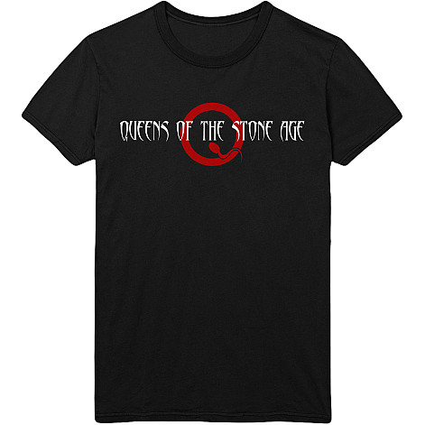 Queens of the Stone Age koszulka, Text Logo Black, męskie