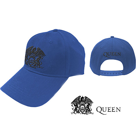 Queen czapka z daszkiem, Black Classic Crest Blue