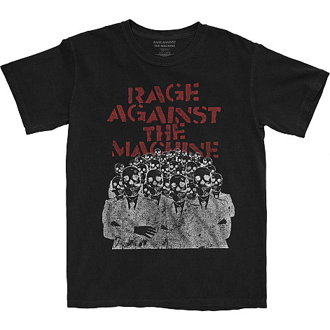 Rage Against The Machine koszulka, Crowd Masszt Black, męskie
