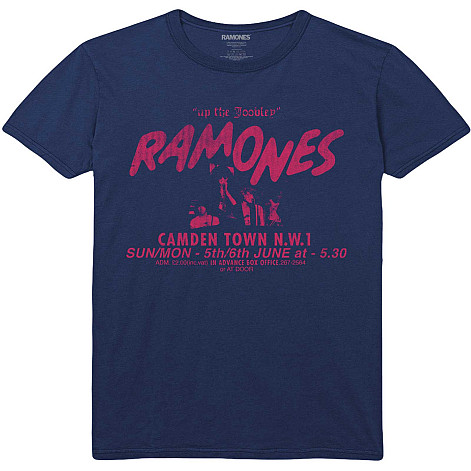 Ramones koszulka, Roundhouse Navy Blue, męskie