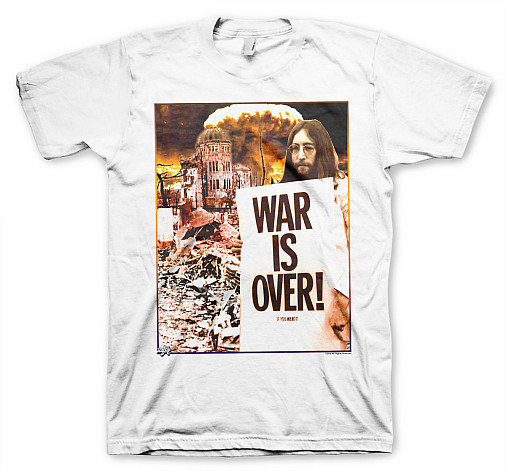 John Lennon koszulka, War Is Over, męskie