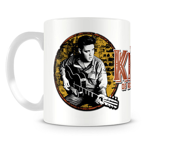 Elvis Presley ceramiczny kubek 250ml, King Of Rock N Roll