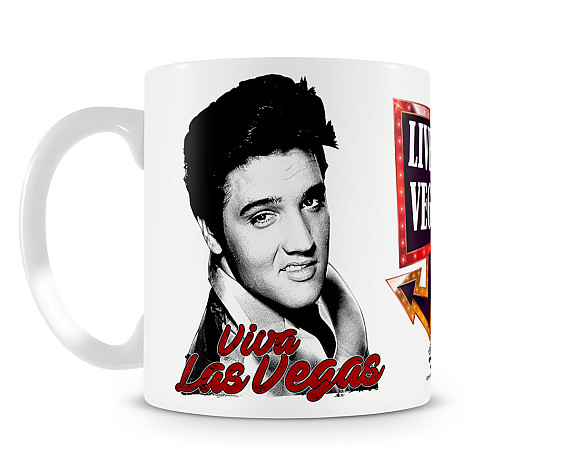 Elvis Presley ceramiczny kubek 250 ml, Live In Vegas