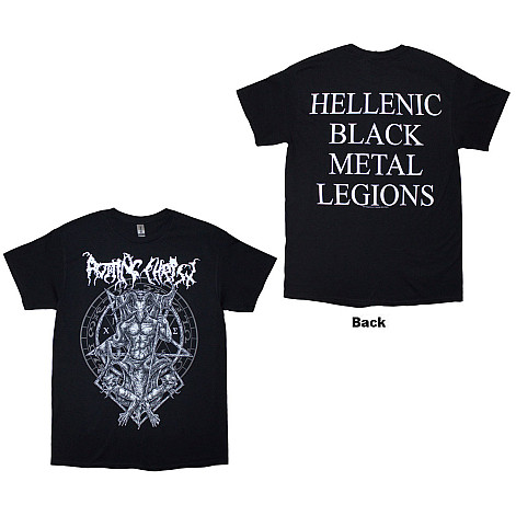 Rotting Christ koszulka, Hellenic Black Metal Legions BP Black, męskie