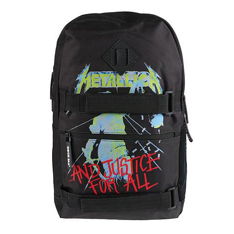 Metallica skate plecak PES 45x28x11 cm, And Justice For All Black