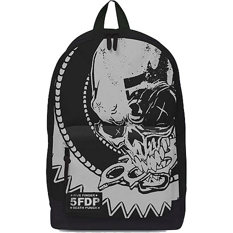 Five Finger Death Punch plecak PES 43x30x15 cm/580g, Knuckle Black