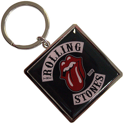 Rolling Stones kovová brelok 44 mm, Tour '78 Bordered Zinc