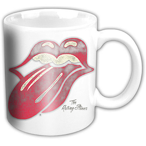 Rolling Stones ceramiczny kubek 250ml, Vintage Tongue Logo