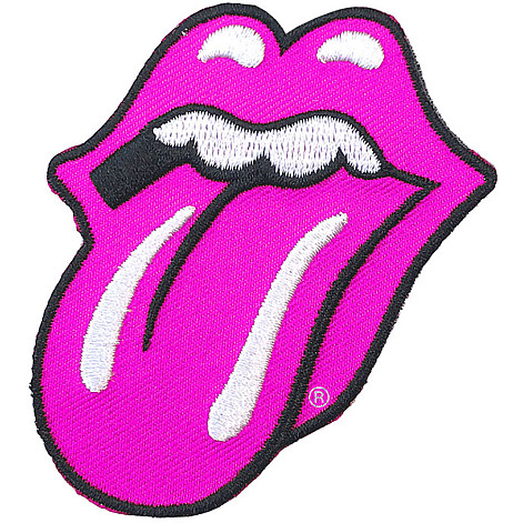 Rolling Stones naszywka, Classic Tongue Pink 58x84 mm