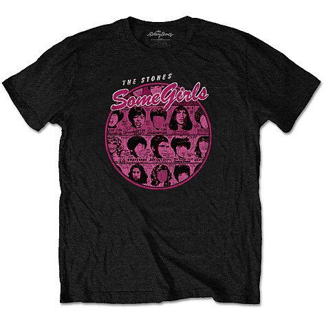 Rolling Stones koszulka, Some Girls Circle Version 1 Black, męskie