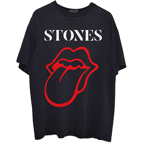 Rolling Stones koszulka, Sixty Classic Vintage Tongue Black, męskie