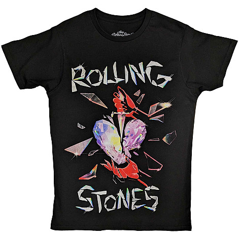 Rolling Stones koszulka, Hackney Diamonds Heart Black, męskie
