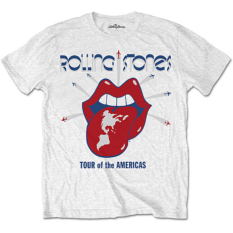 Rolling Stones koszulka, Tour of the Americas White, męskie