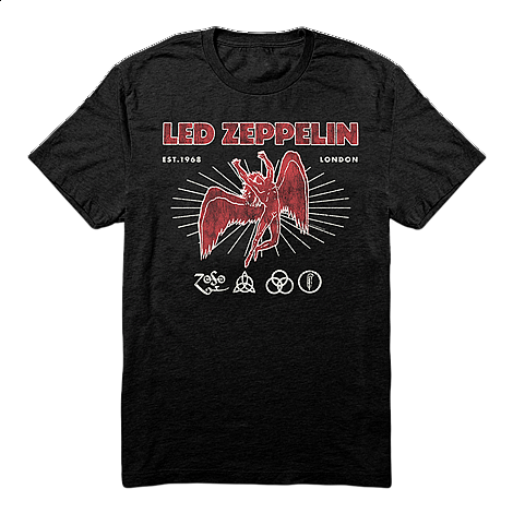 Led Zeppelin koszulka, 50th Anniversary, męskie