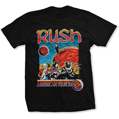 Rush koszulka, US Tour 1978, męskie