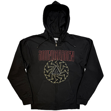Soundgarden bluza, Spiral & Logo Zipped Black, męska