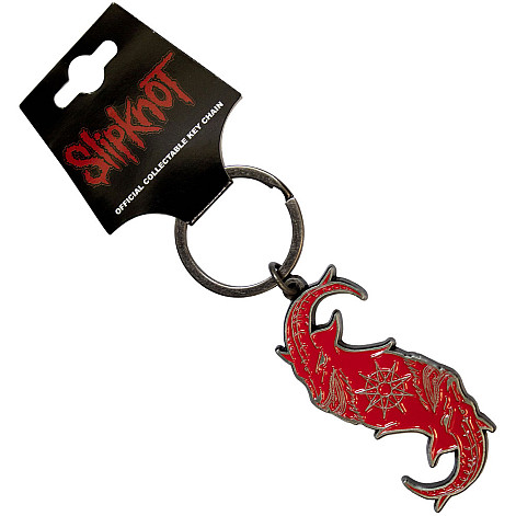 Slipknot brelok 28mm x 56mm, Red Goat S