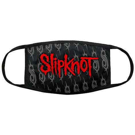 Slipknot bavlněná maska na ústa, Red Logo & Sigils, unisex