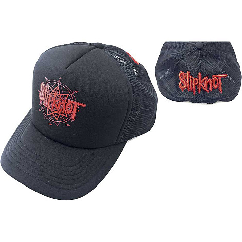 Slipknot czapka z daszkiem, Logo Mesh Back Black