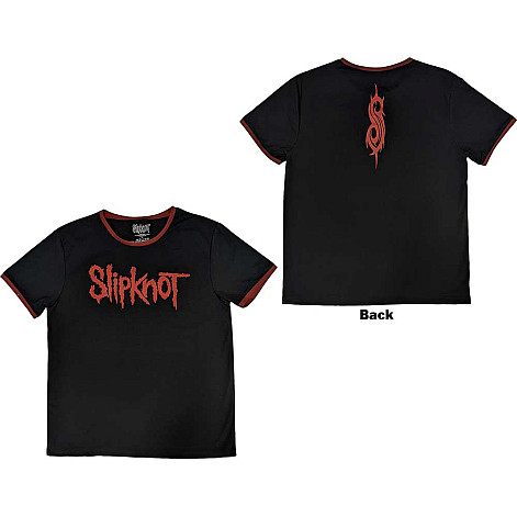 Slipknot koszulka, Logo Ringer BP Black, męskie