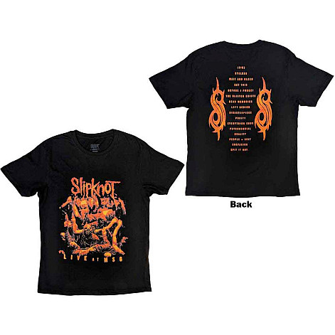 Slipknot koszulka, Live at MSG Orange BP Black, męskie