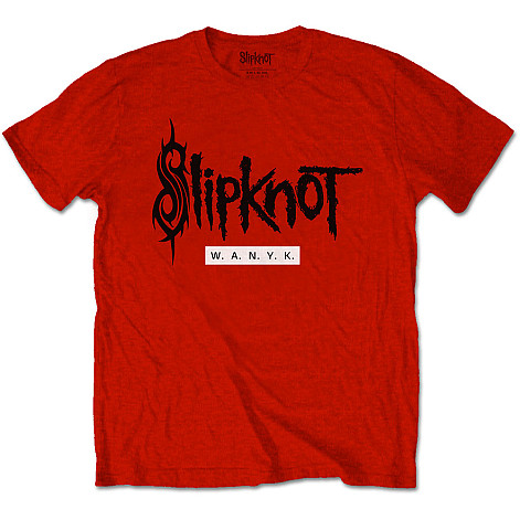 Slipknot koszulka, WANYK Red BP, męskie