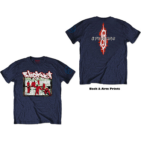Slipknot koszulka, 20th Anniversary - Red Jump Suits BP Navy Blue, męskie