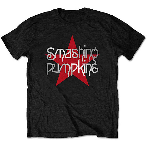 Smashing Pumpkins koszulka, Star Logo Black, męskie