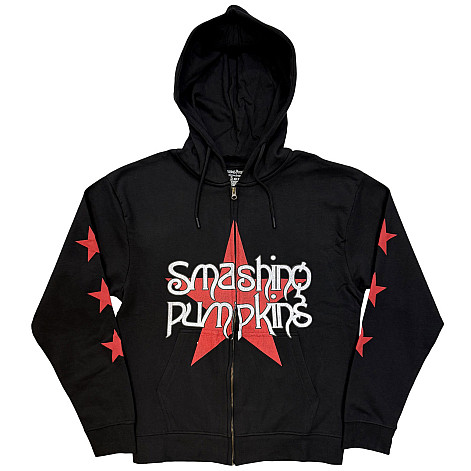 Smashing Pumpkins bluza, Star Logo Zipped Black, męska