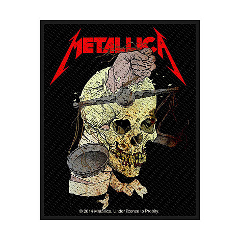 Metallica naszywka 100 x100 mm, Harvester of Sorrow