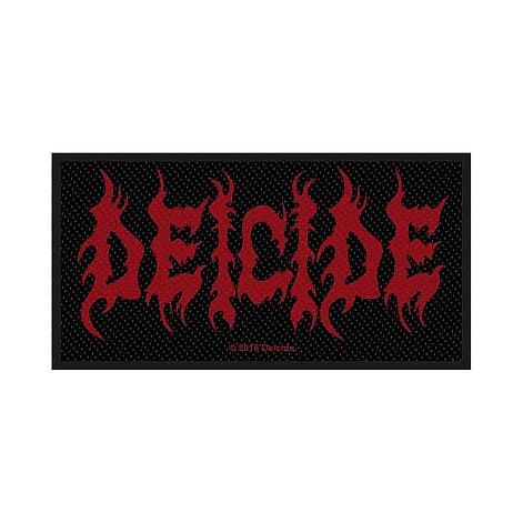 Deicide tkaná naszywka PES 100 x 35 mm, Logo