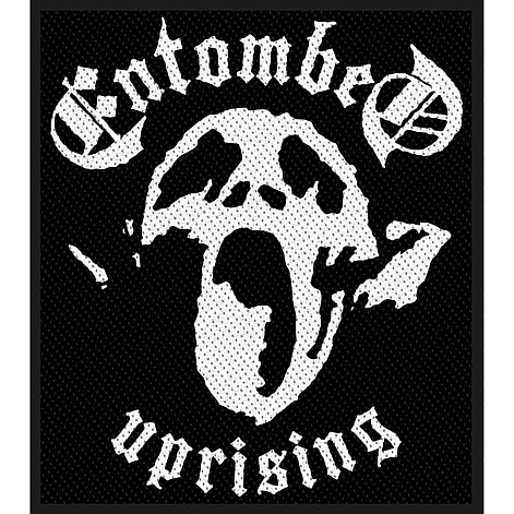 Entombed tkaná naszywka PES 100x80 mm, Uprising