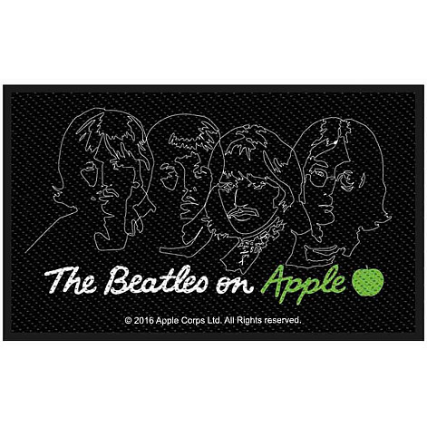 The Beatles tkaná naszywka PES 100x50 mm, On Apple