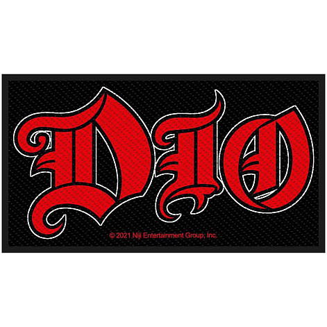 DIO tkaná naszywka PES 100 x 50 mm, Logo