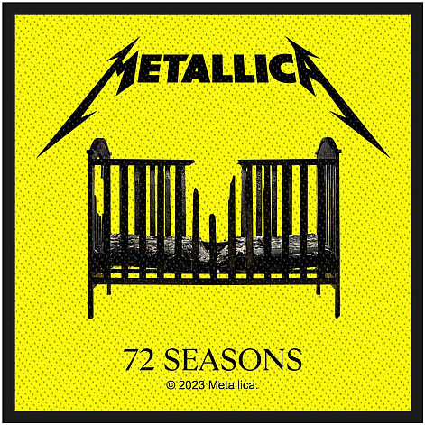 Metallica naszywka 100 x 100 mm, 72 Seasons