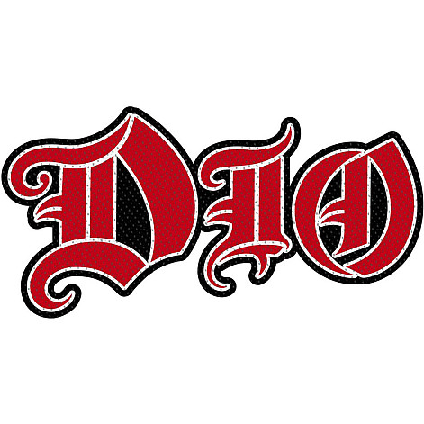 DIO tkaná naszywka PES 100x40 mm, Logo Cut Out