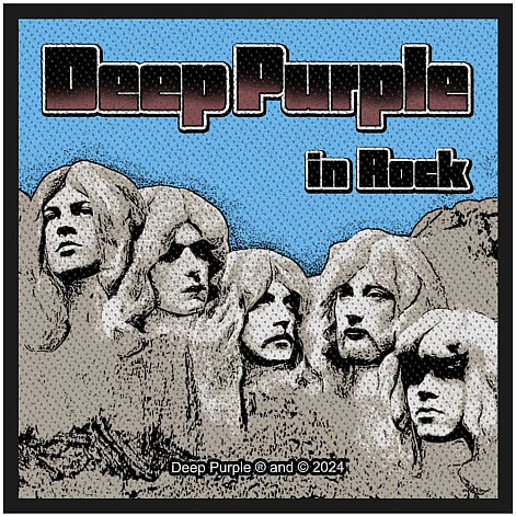 Deep Purple tkaná naszywka PES 100 x 100 mm, In Rock