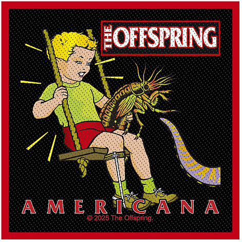 The Offspring tkaná naszywka PES 100x100 mm, Americana