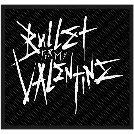 Bullet For My Valentine tkaná naszywka PES 100x100 mm, Logo