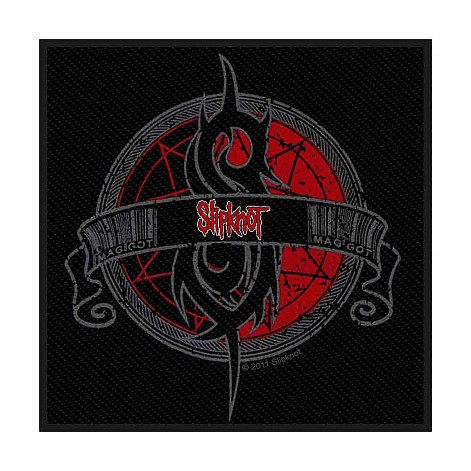 Slipknot tkaná naszywka PES 100 x 100 mm, Crest