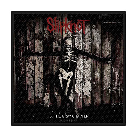Slipknot tkaná naszywka PES 100 x 100 mm, .5: The Gray Chapter