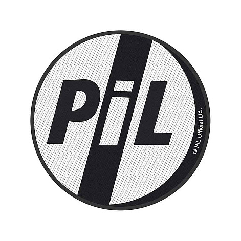 Public Image Ltd tkaná naszywka PES 90 mm, Logo