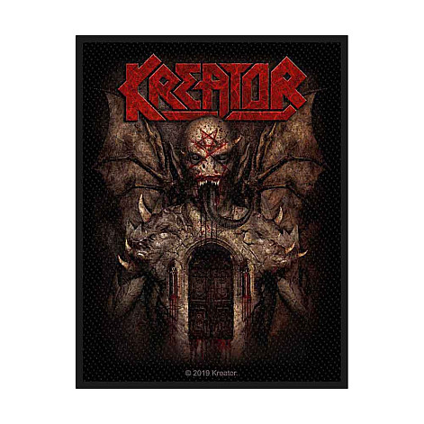 Kreator tkaná naszywka PES 100 x 50 mm, Gods of Violence