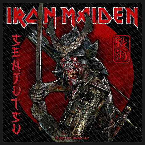 Iron Maiden naszywka 100 x100mm, Senjutsu