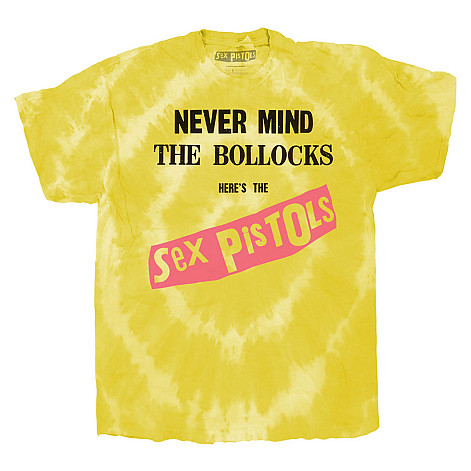 Sex Pistols koszulka, NMTB Original Album Dip-Dye Yellow, męskie